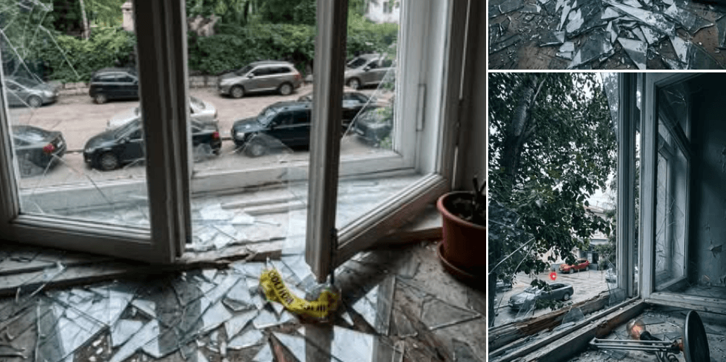 Під час чергового російського обстрілу зазнало руйнувань приміщення УКУ в Києві / Фото з Facebook-сторінки УКУ