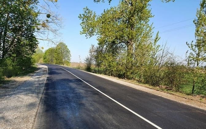 На Львівщині завершили ремонт дороги Куликів – Великосілки. Фото