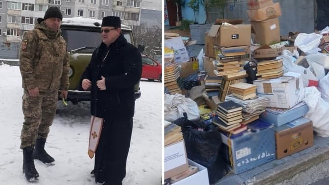 У Кропивницькому на макулатуру здали 15 тонн книжок російською, щоб купити авто для військових