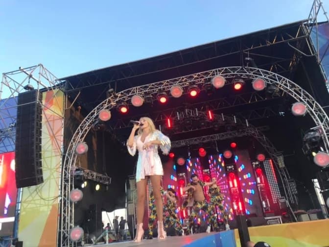 Львівська співачка Ірина Федишин виступила на агітаційному концерті колишнього регіонала