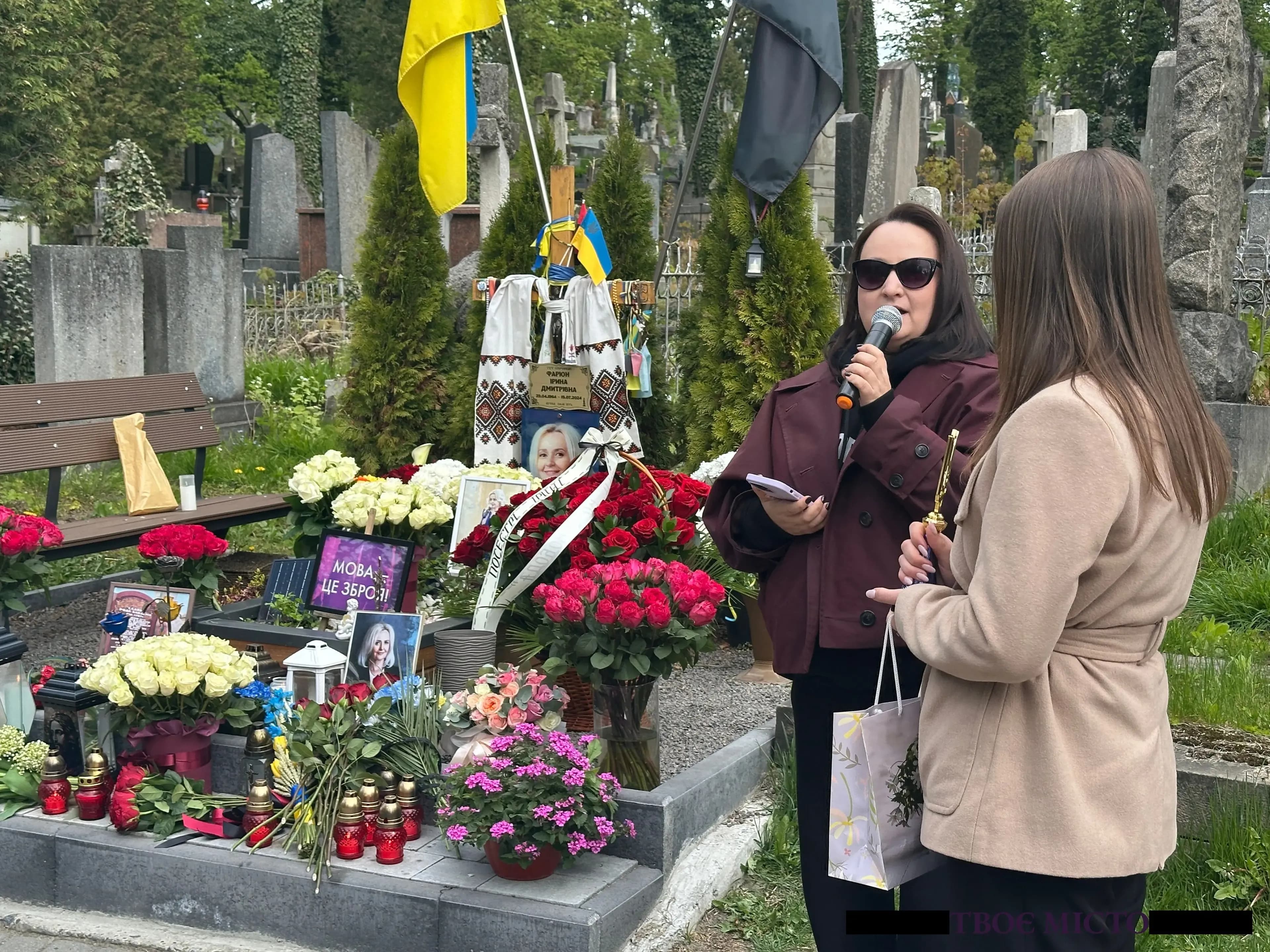 У Львові на Личаківському цвинтарі відбудеться екскурсія, присвячена роковинам загибелі Ірини Фаріон