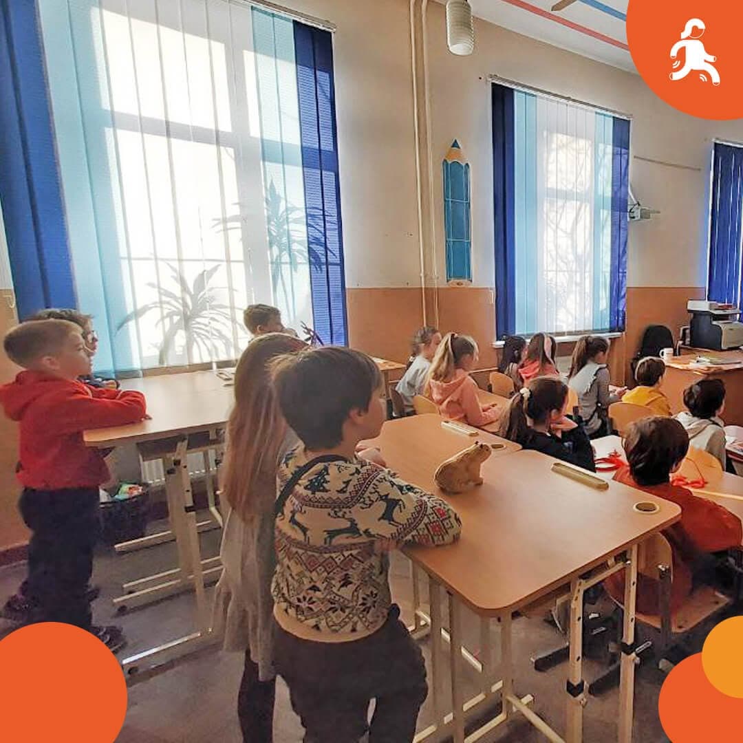 Високі парти у навчальному процесі / фото: ГО "Дамо дітям рухатися"