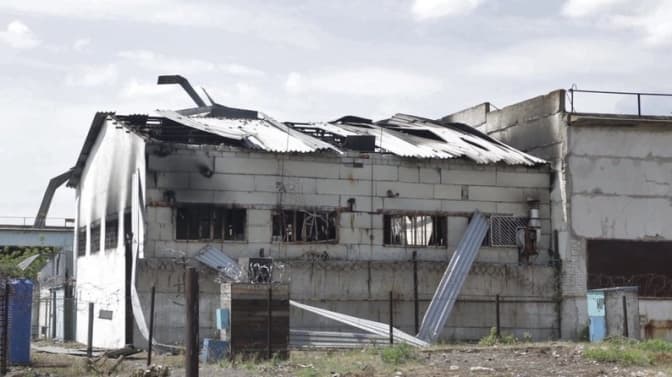Колонія в Оленівці, Донецька область. Фото: з відкритих джерел