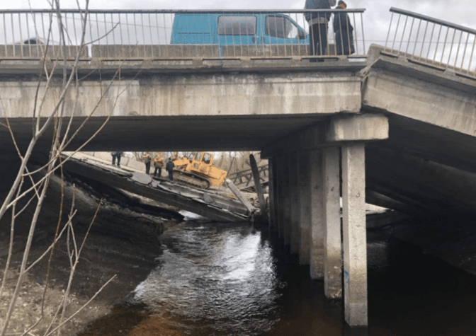 З Чернігова відновлюють дорогу до Києва