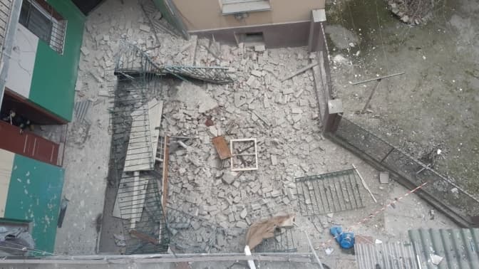 З'явилося відео із місця вибуху на вулиці Ковалевської у Львові