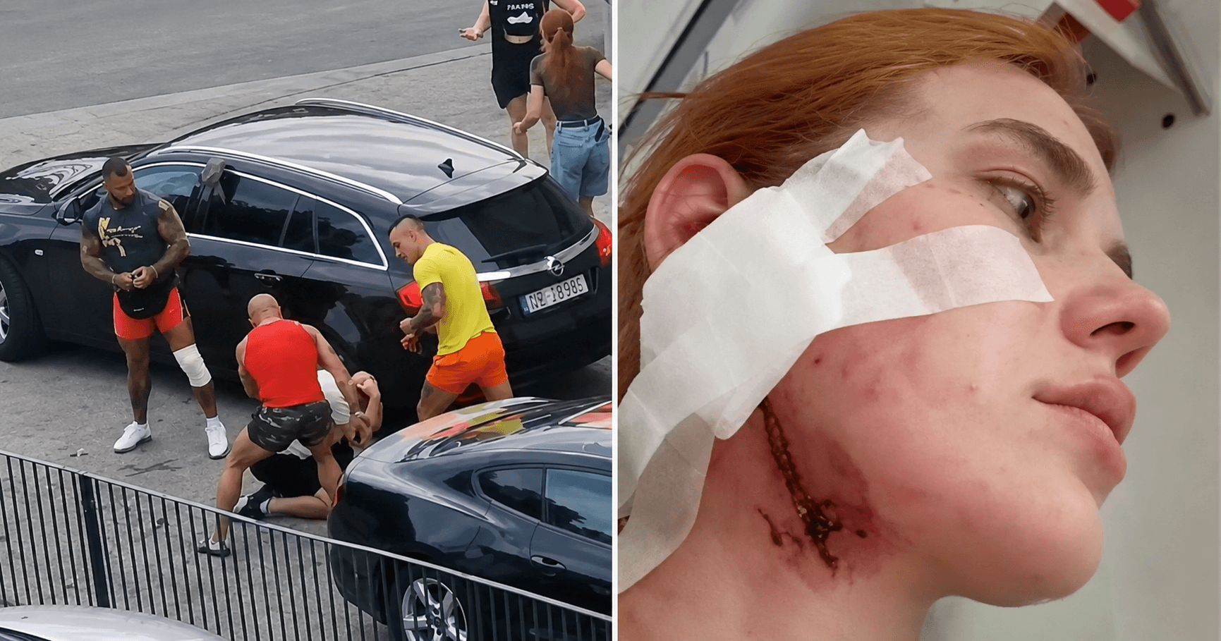 У польському Вроцлаві побили двох українців / Скриншот з відео