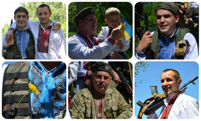 Як бійці на передовій святкували День вишиванки. Фото