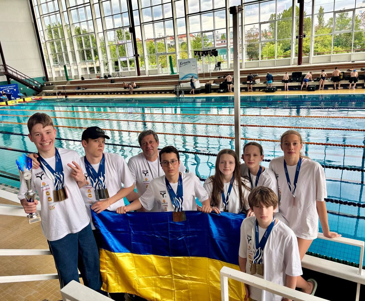 Спортсмени з Львівщини здобули 20 медалей на міжнародному турнірі з плавання / фото ЛОДА