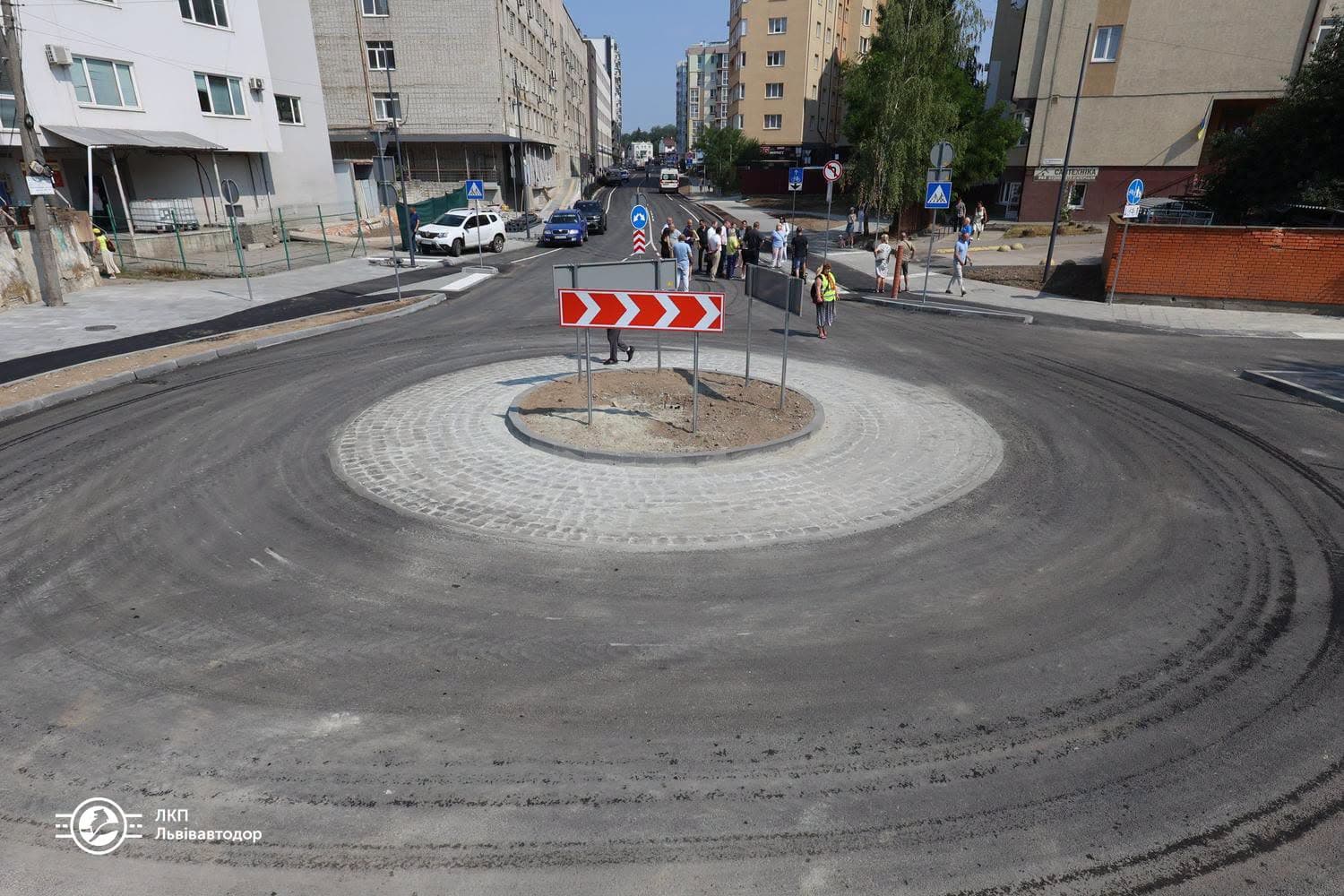 У Львові відкрили першу ділянку вулиці Залізничної / фото: ЛКП "Львівавтодор"