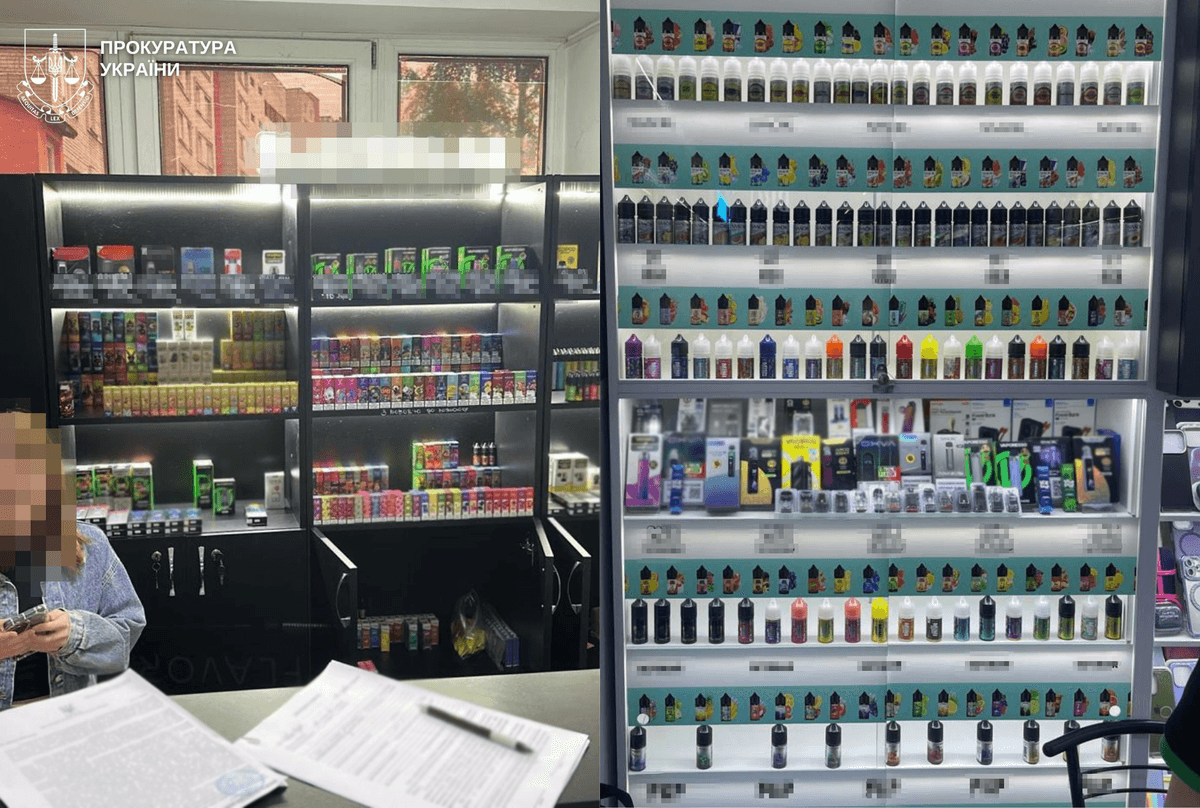 Обшуки у Львові. Поліція провела спецоперацію в мережах з продажу вейпів