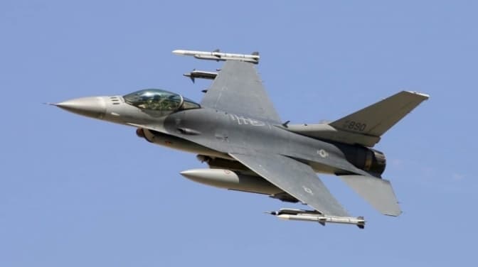 винищувач F-16. Фото: Getty Images