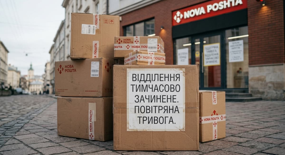 "Нова пошта" зупинятиме роботу під час тривоги: компанія змінює правила безпеки