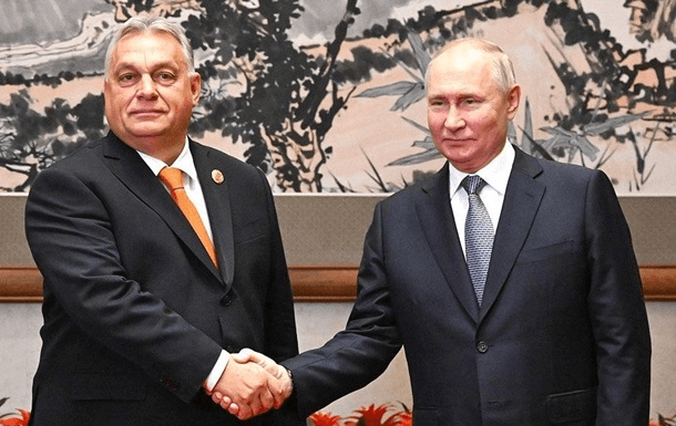 Віктор Орбан і Володимир Путін / Золтан Ковач в Х