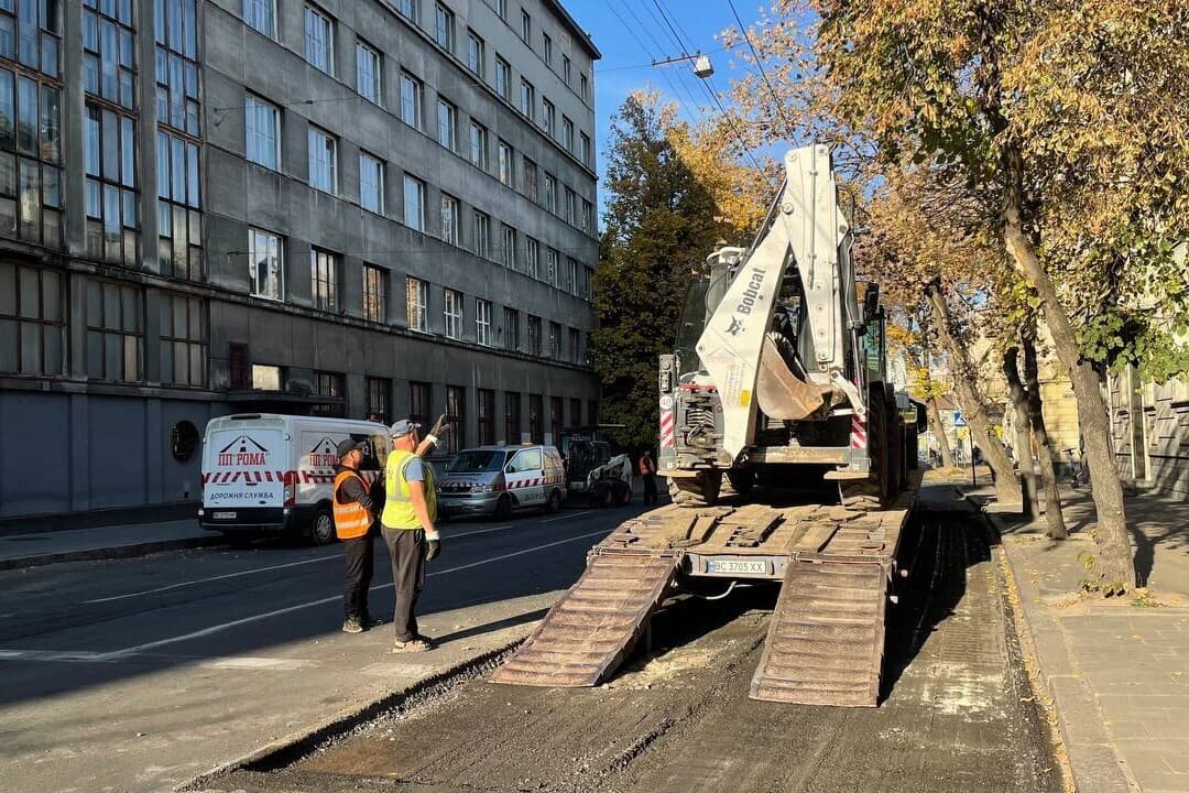 Ремонт Зеленої / фото: ЛМР