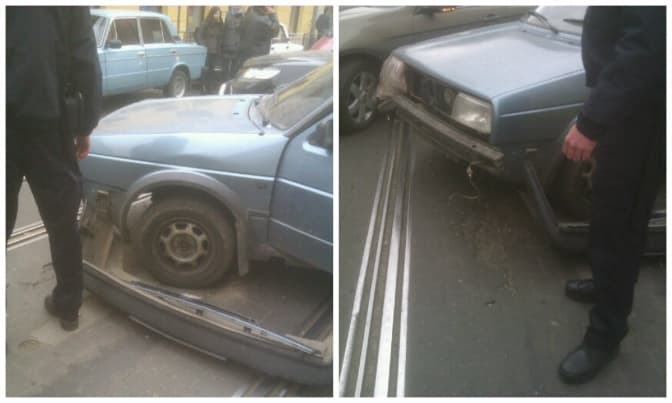 Ситуація на дорогах Львова: ДТП на вулиці Личаківській