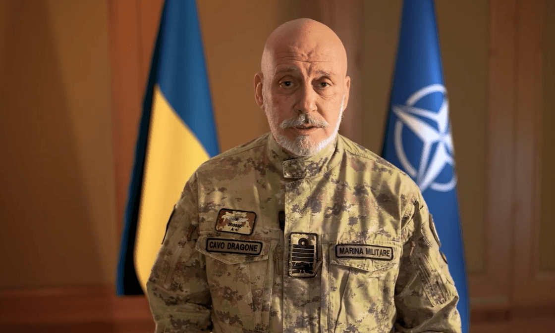 Голова Військового комітету НАТО Джузеппе Каво Драгоне / Скриншот з відео