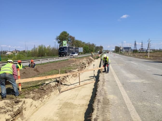У Солонці облаштовують безпечну швидкісну смугу на місці концентрації ДТП. Схема