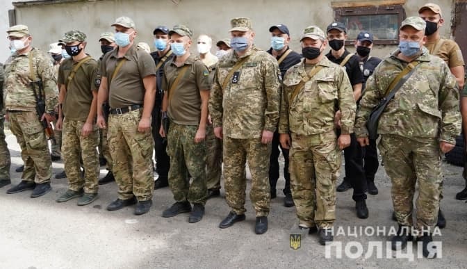 Із зони ООС на ротацію повернулись правоохоронці Львівщини