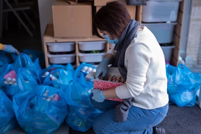 До Великодня сім’ї, які опинилися у складних життєвих обставинах, отримають продуктові набори