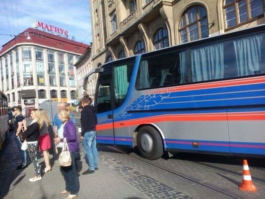 Ситуація на дорогах Львова: ускладнений рух у центрі