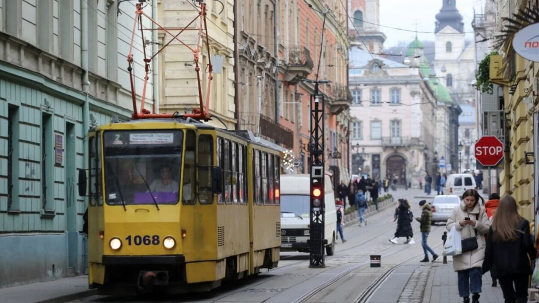 Вулиця Беринди у центрі Львова / фото: ЛМР
