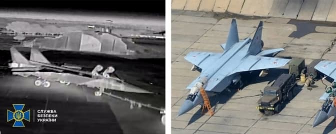 СБУ уразила МіГ-31К з повним боєкомплектом на аеродромі у тимчасово окупованому Криму