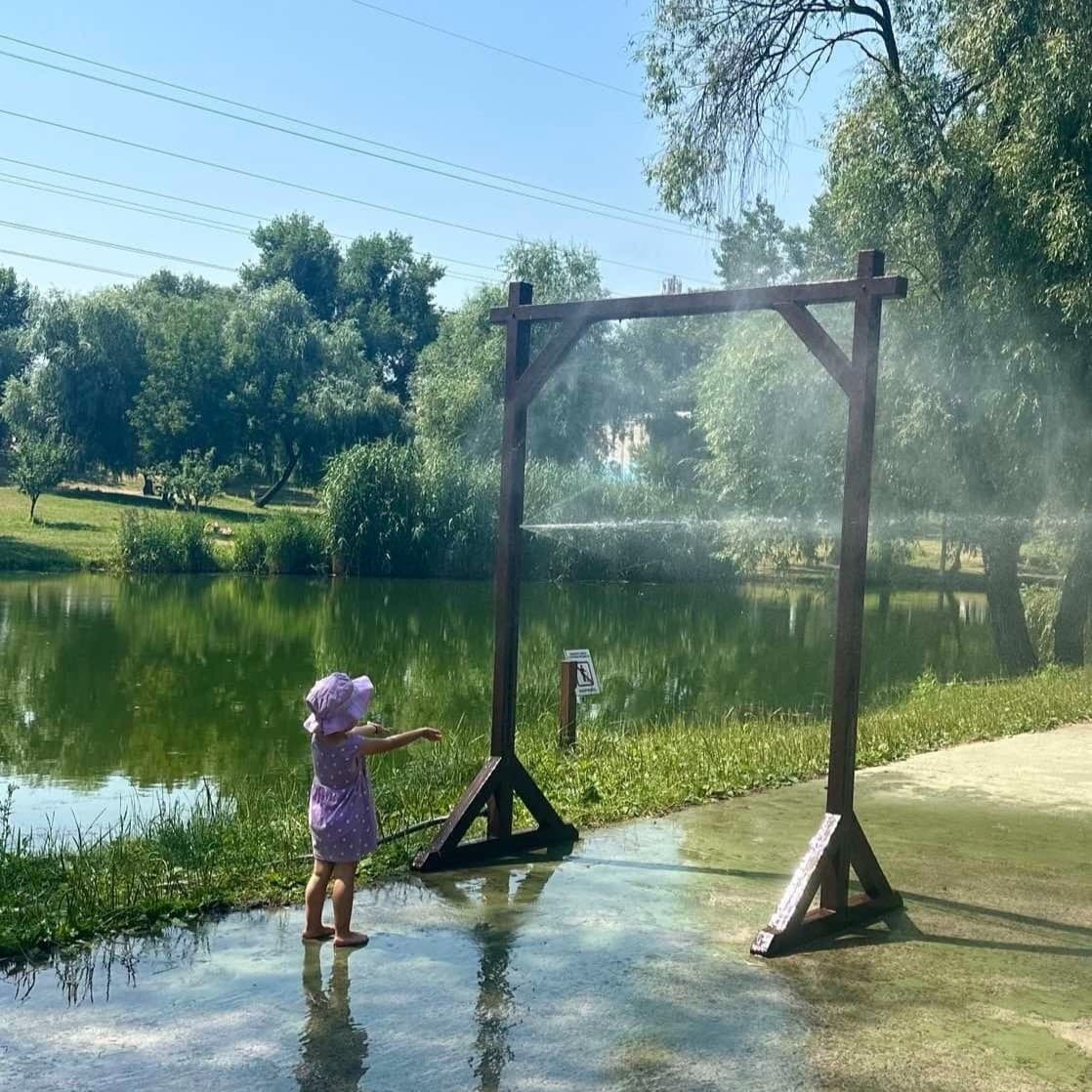 Розпилювач води. Фото: КМДА