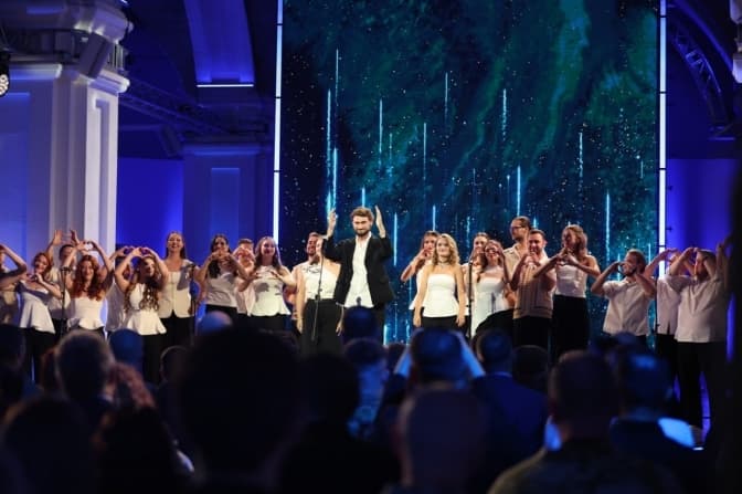 Львівський хор «Гомін» виступив на церемонії «Національна легенда України» у Києві