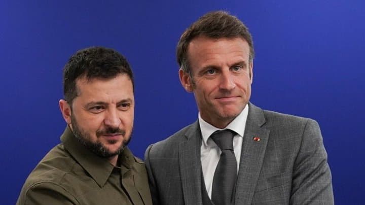 Президенти України та Франції Володимир Зеленський та Еммануель Макрон / Фото: Emmanuel Macron в Х