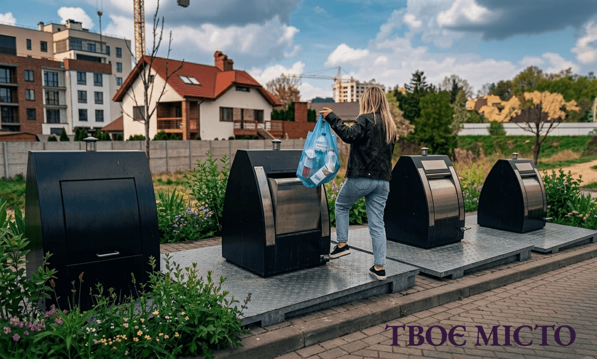 "Люди знають, куди ми це веземо". Як у Львові сортують відходи та прибирають контейнери під землю