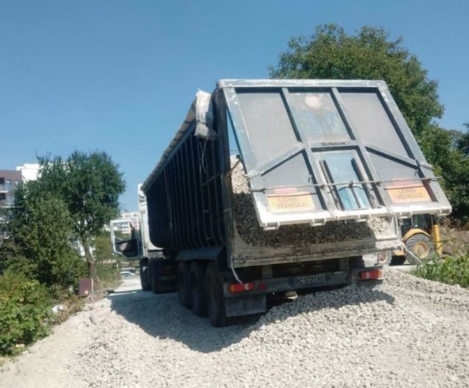 У Львові тривають роботи з будівництва дороги на Малоголосківській