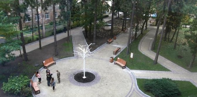 У військовому госпіталі облаштували громадський простір