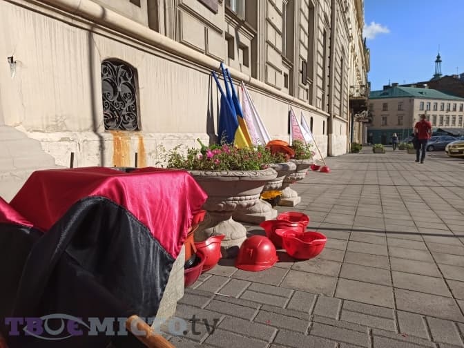 «Міненерго в шахту». У Львові протестували гірники