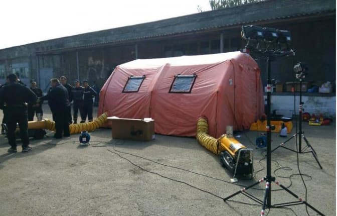 Львівські рятувальники отримали мобільний пункт надання масової допомоги