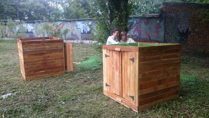 У львівському Парку культури встановили компостер для переробки органічних відходів