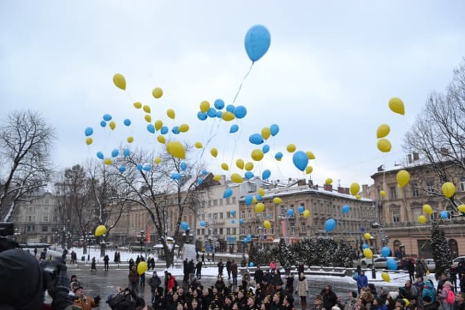 Сьогодні у Львові відзначають День Соборності України. Програма