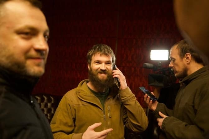 Заступник командира полку Азов Святослав «Калина» Паламар, 21 вересня 2022 року. Фото: МВС України