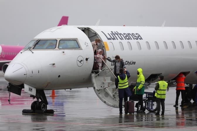 До Львова вперше прилетів літак Lufthansa із Франкфурта