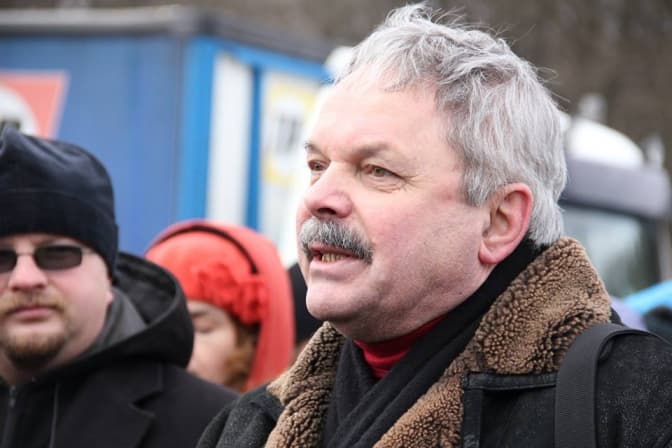 Мирослав Маринович проголошує промову під час Революції Гідності