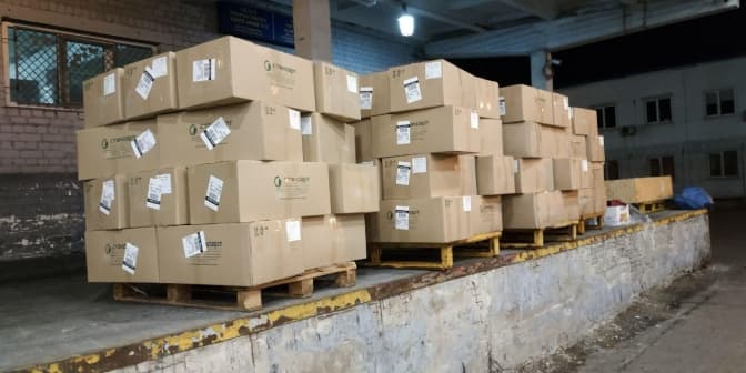 Із України в Італію намагались вивезти півтори тонни медичних масок. Фото