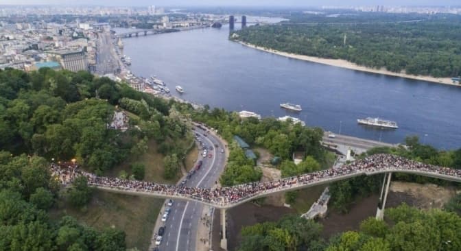 Стало відомо, хто хоче забудувати Володимирський узвіз під “мостом Кличка”
