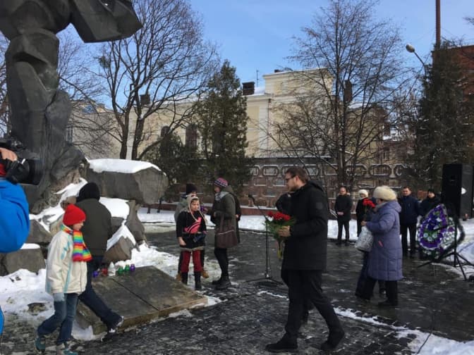 У Львові вшанували пам'ять жертв Голокосту. Фото