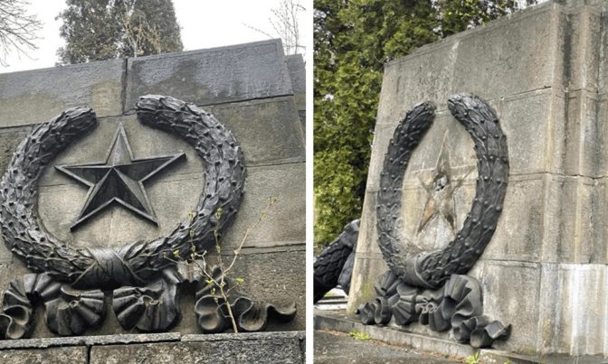 У Львові почали демонтаж елементів із Пагорбу слави. Фотофакт