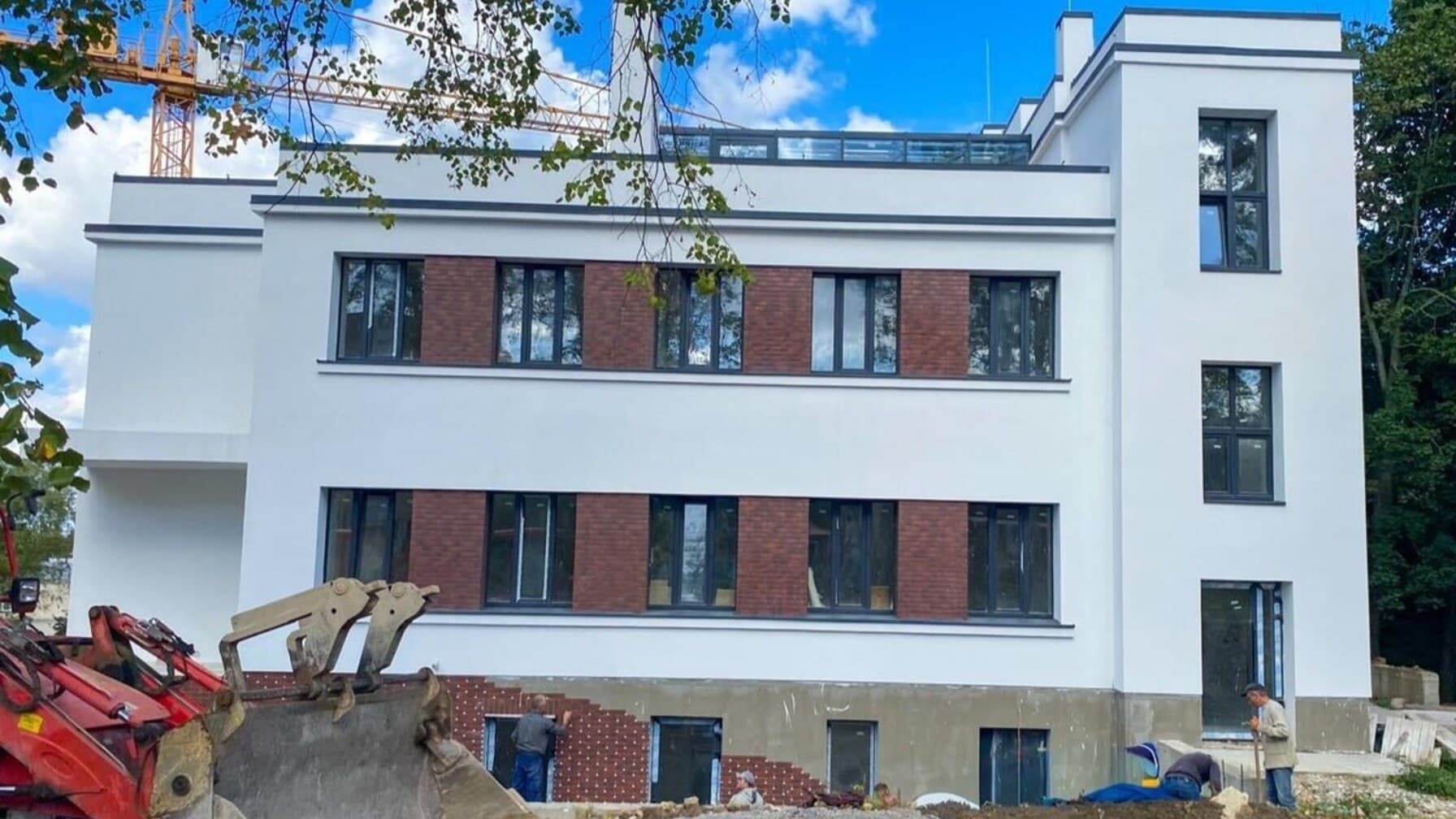 Будинок підтриманого проживання на етапі завершальних будівельних робіт / Фото: ЛМР