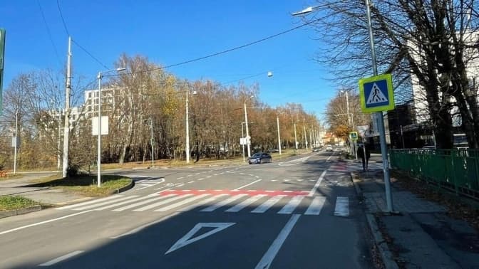 У Львові на одній із вулиць за допомогою розмітки облаштували смуги для велосипедистів
