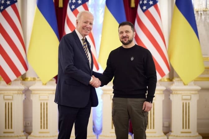Президент США Джо Байден прибув до Києва
