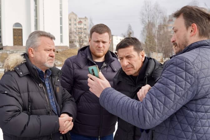 Бучу відвідав міський голова Канн Давід Ліснар