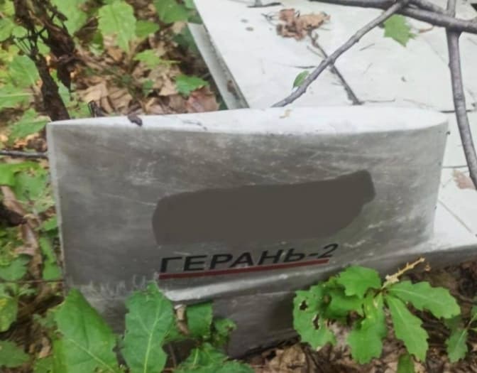 У селі на Львівщині у лісі виявили уламки «шахеда»