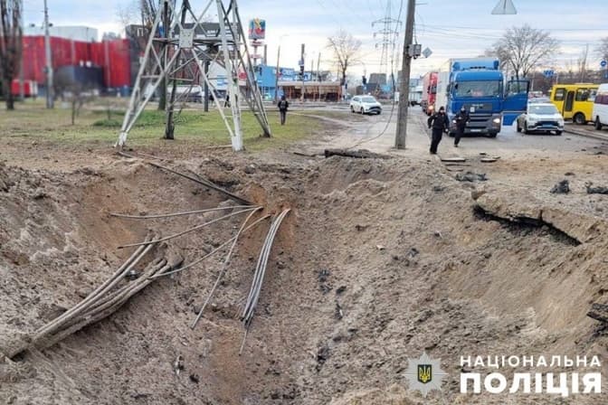 В Києві відновили електропостачання після ракетного обстрілу