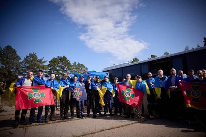З російського полону повернули ще понад 100 бійців української армії